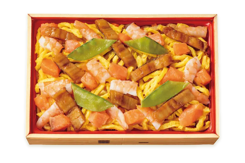 ばらちらし寿司の開封イメージ画像