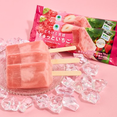 「産地と、コンビに、」シリーズ待望の初・いちご！断面がハートの次世代品種『とちあいか』をアイスで「推す」一口ごとに栃木の農業と農家を応援する、甘くて癒される時間を
